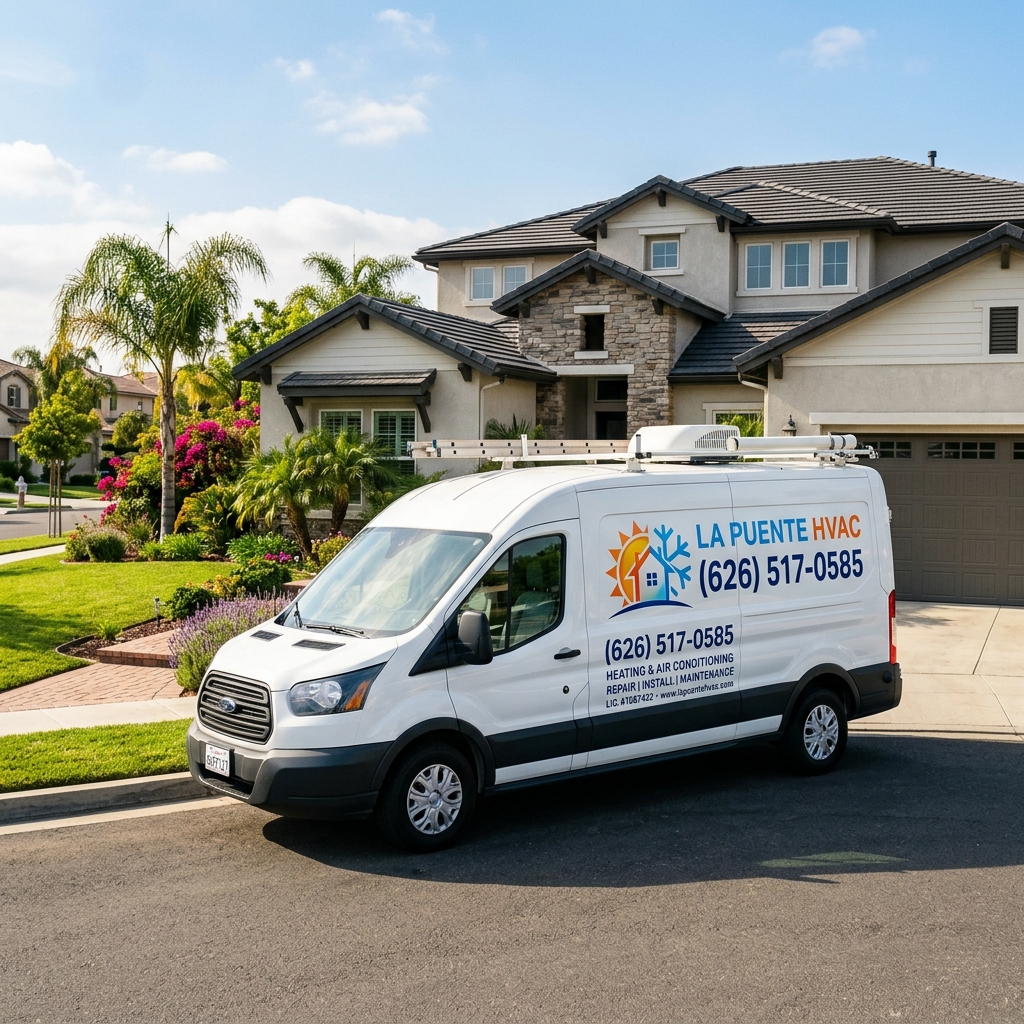La Puente HVAC Service Van